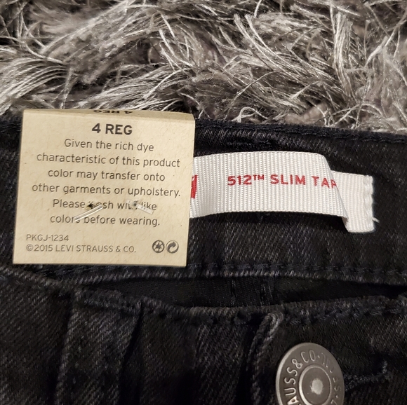 NWT Boy's Levi's 512 Adjustable Waist Jeans sz 4 - Picture 5 of 7